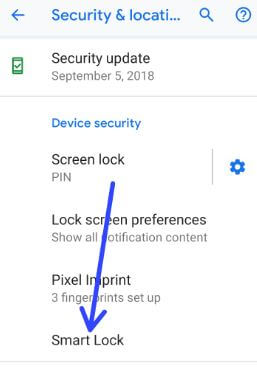 Як використовувати Smart Lock на Android 9 Pie