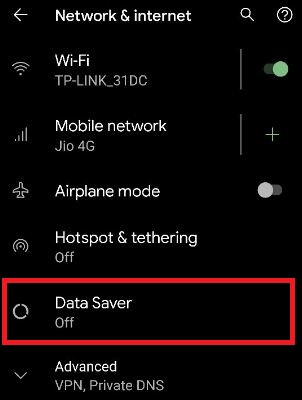 Як увімкнути економію даних на Android 10, 9 Pie