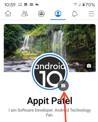 Змінити зображення профілю Facebook на пристроях Android