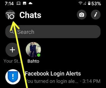 Як переключити обліковий запис на Facebook Messenger на Android