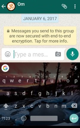 Змінити тему фону клавіатури Gboard